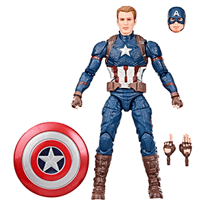 Figura Capitan America Marvel Legends Avengers Endgame de 15 cm