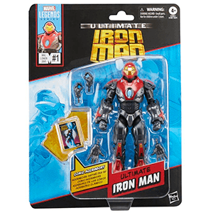 Figura Marvel Legends Mini comics Ultimate Ironman de 15 cm