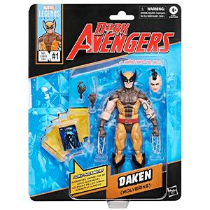 Figura Marvel Legends Mini Comics Lobezno Daken de 15 cm