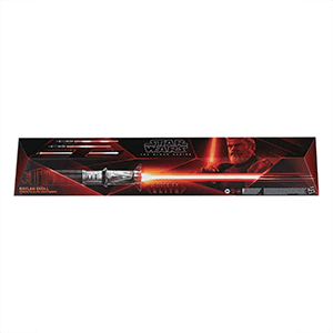 Replica de Espada laser Star Wars Black Series Force FX Elite sable Baylan Skoll Ahsoka