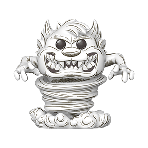 Figura POP Animación: Looney Tunes Demonio de Tasmania (Deco Dibujo)