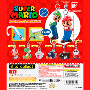 Figura Gashapon Super Mario Personal Marker Charm