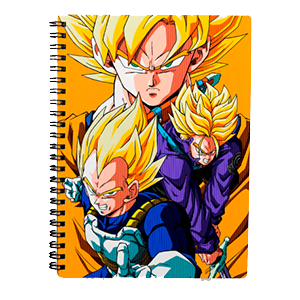 Libreta 3D Dragon Ball Z: Saiyans