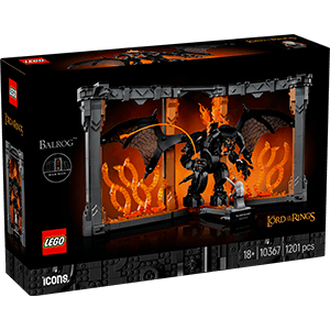 LEGO Icons 10367 Rincón entre Libros: El Señor de los Anillos: Balrog