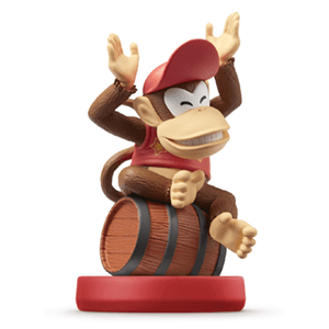 Figura amiibo Diddy Kong - Colección Super Mario