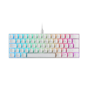 Mars Gaming MKMINIWBES Mecánico RGB Ultra-Compacto Switch Azul Blanco - Teclado