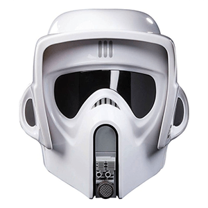 Replica Casco electronico Star Wars Black series Scout Trooper (escala 1:1)
