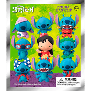 Colgante 3D Disney Stitch Series 1 para Mochilas y bolsos (surtido)