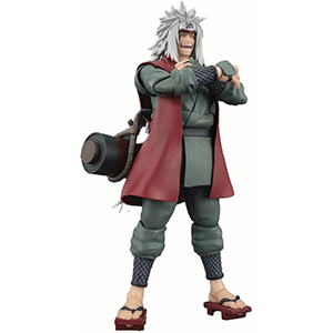 Figura Naruto Jiraiya Hidden Leaf Heroic Master Sage Mode Set de 17 cm
