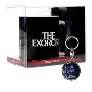 Taza El Exorcista de 325 ml  + llavero metalico El Exorcista