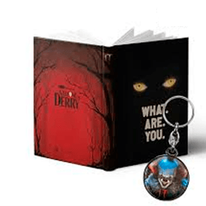 Libreta con Luz Welcome to Derry WHAT ARE YOU  + llavero metalico It Libreta con Luz Welcome to Derry WHAT ARE YOU  + llavero metalico It
