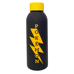 Botella soft touch de acero inoxidable Pokemon Rayo de 500 ml