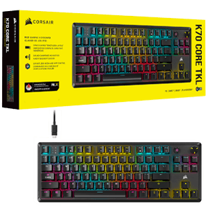 Corsair K70 Core TKL RGB MLX Red Spanish Layout - Teclado Gaming