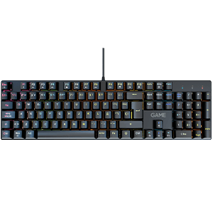 GAME KX-24 Teclado Gaming Mecánico RGB Negro