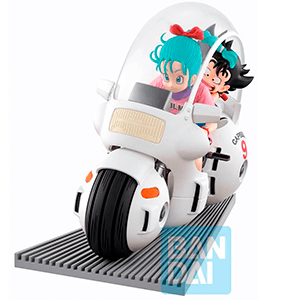 Figura Ichibansho Dragon Ball de Son Goku y Bulma (Fantastic Adventure) de 12 cm