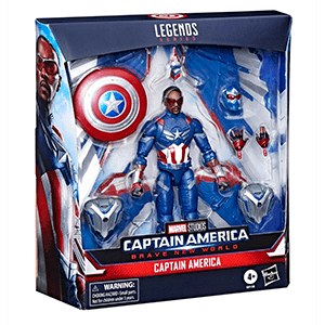 Figura Marvel Legends Capitan America Brave New World de 15 cm