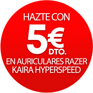 Cupón 5€ para Razer Kaira Hyperspeed