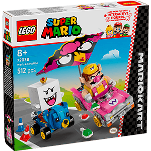 LEGO Super Mario Kart Wario y Rey Boo 72038