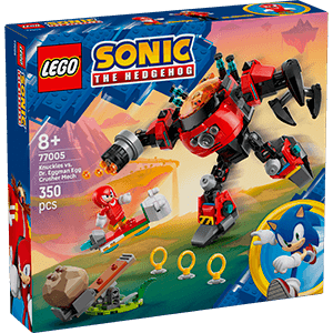 LEGO Sonic Knuckles vs. Meca Egg Crusher del Dr. Eggman 77005