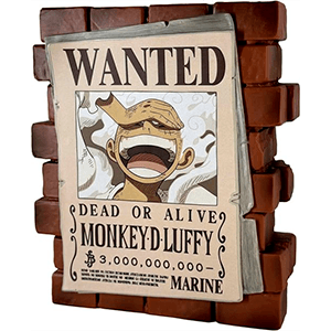 Hucha One Piece Wanted Luffy