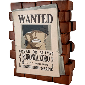 Hucha One Piece Wanted Zoro
