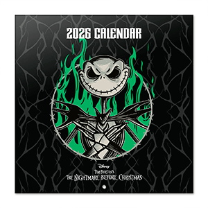 Calendario 2026 Pesadilla antes de Navidad 30x30 cm