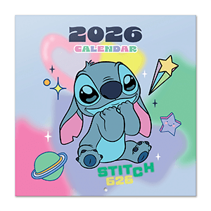 Calendario 2026 Disney Stitch 30x30 cm
