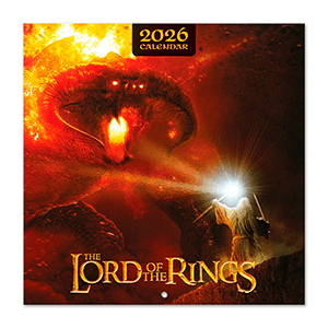 Calendario 2026 El Señor de los anillos 30x30 cm