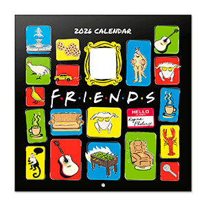 Calendario 2026 Friends 30x30 cm