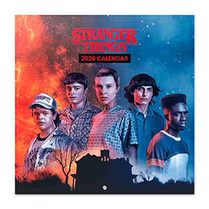 Calendario 2026 Strangers Things Temporada 5 30x30 cm