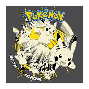 Calendario 2026 Pokemon 30x30 cm