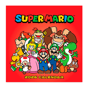 Calendario 2026 Super Mario 30x30 cm