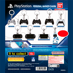 Llavero Gashapon Playstation personal marker Charm