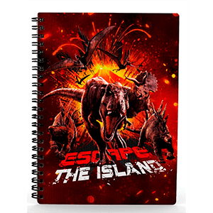 Libreta 3D Jurassic World Escape