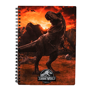 Libreta 3D Jurassic World Into the wild