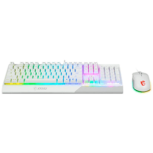 MSI Vigor GK30 Teclado y Raton Blanco - Combo