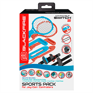 Blackfire Switch2 Pack Deportivo 14 en 1 Joycon2