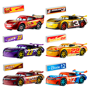 Pack de 2 Vehiculos Disney Pixar Cars Nascar (surtido)