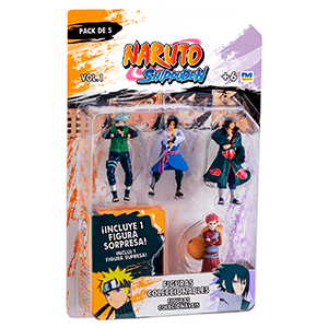 Pack de 5 figuras Naruto