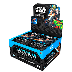 Caja de sobres (castellano) (24) Star Wars Unlimited: Leyendas de la Fuerza Booster