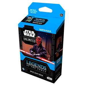 Mazo de cartas (ngles) Star Wars Unlimited: Legends of the Force Darth Maul