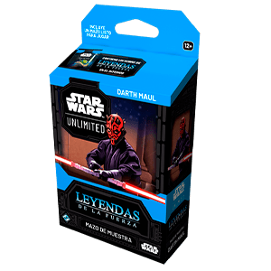 Mazo de cartas (castellano) Star Wars Unlimited: Leyendas de la Fuerza Darth Maul