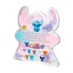 Figura metalica brillante Disney Stitch de 4 cm (surtido)