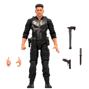 Figura Marvel Legends series Punisher Born again Daredevil de 15 cm