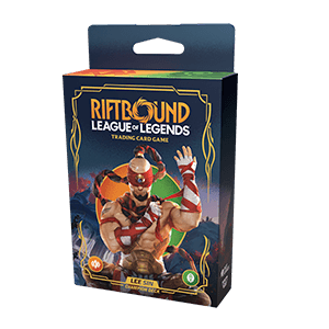 Mazo de cartas Riftbound: League of Legends TCG Origins Lee Sin Champion Deck (ingles)