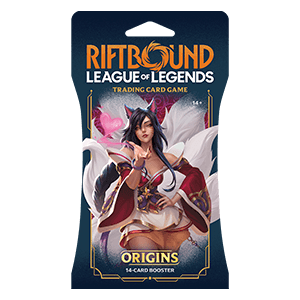 Sobre de cartas Riftbound: League of Legends TCG Origins Sleeved Booster (ingles)