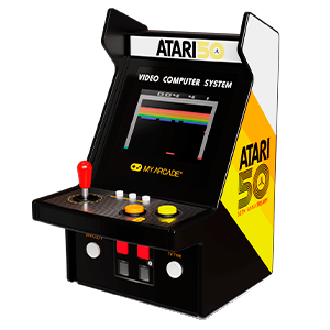 Consola Retro Arcade Micro player Pro de 6,7" Atari (incluye 100 juegos)