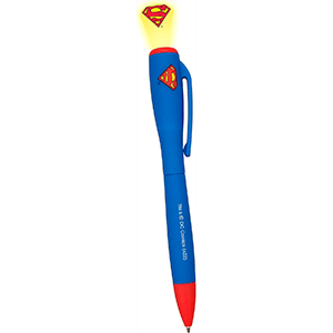 Boligrafo con luz Superman