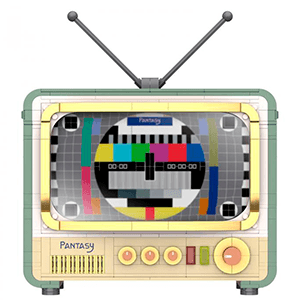 Set de Construccion Retro TV de 26 cm