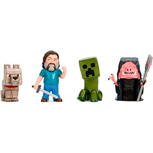 Figura metalica Minecraft La Pelicula de 7 cm (surtido)